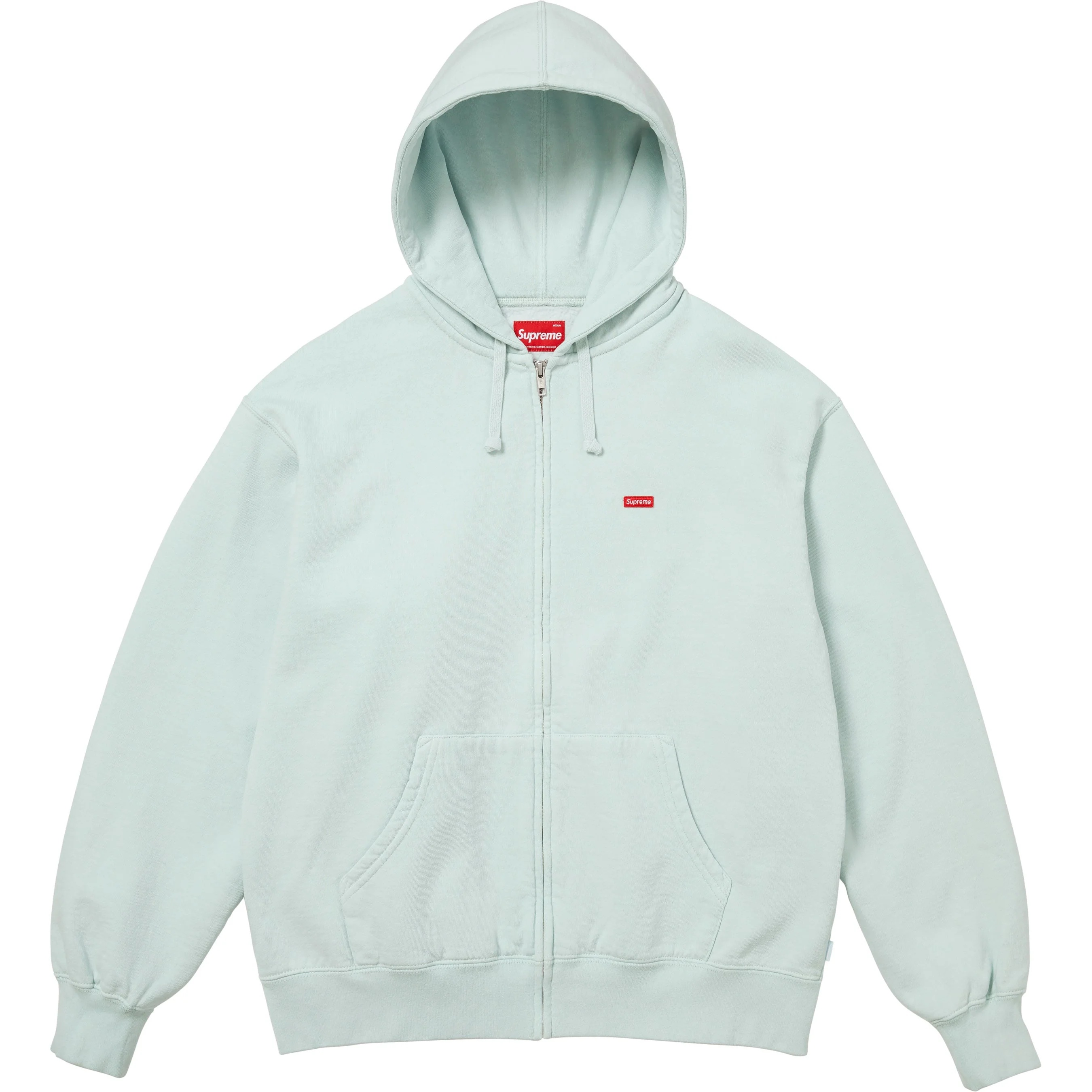 Small Box Zip Up Hooded Sweatshirt view 5